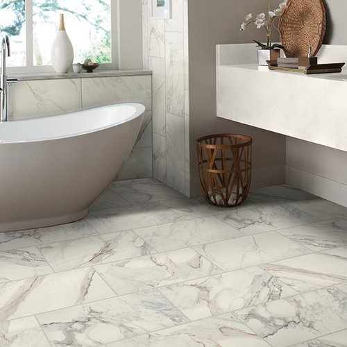Bathroom Porcelain Marble Tile - Dan Good Flooring in Payson, AZ