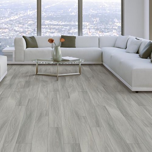 Living Room Gray Greige Luxury Vinyl Plank LVP - Dan Good Flooring in Payson, AZ