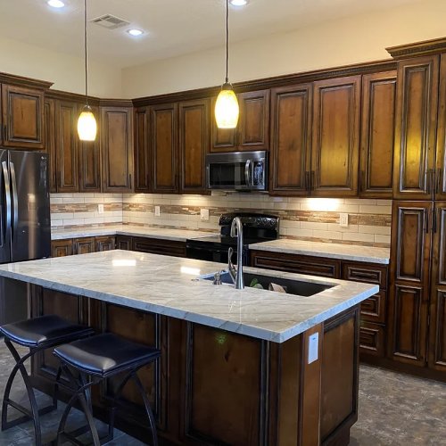 Custom Cabinets provided by Dan Good Flooring in Payson, AZ